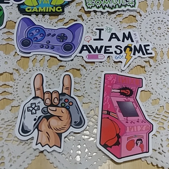 Video Gamer stickers for tablets, laptop, lockers, crafts, scrapbookng - Picture 5 of 5